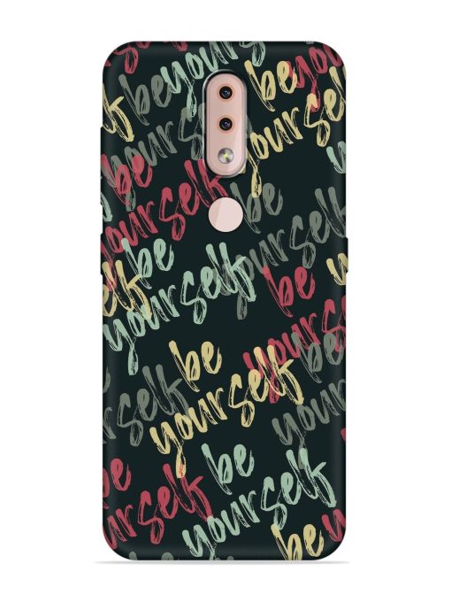 Yourself Seamless Embossed Soft Silicone Case for Nokia 4.2 Zapvi