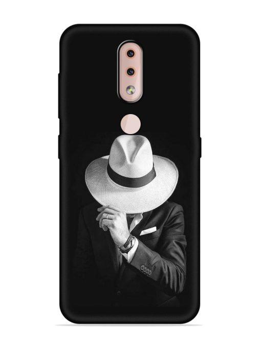 Men Under Hat Embossed Soft Silicone Case for Nokia 4.2 Zapvi