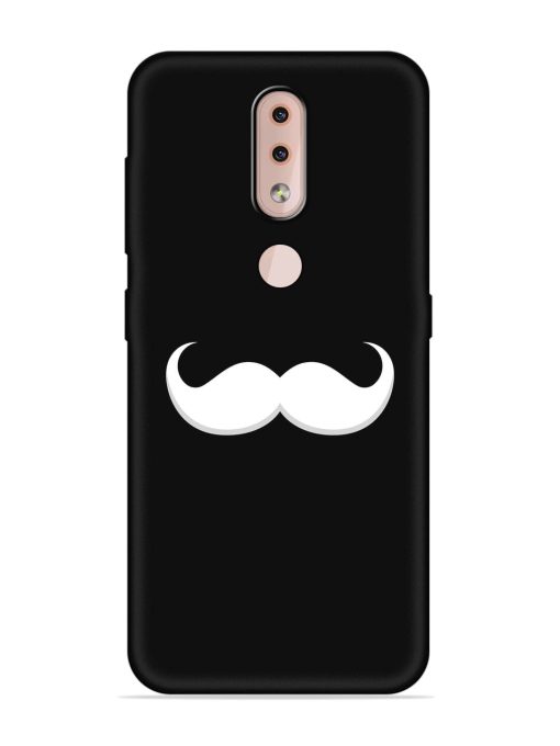 Mustache Vector Embossed Soft Silicone Case for Nokia 4.2 Zapvi