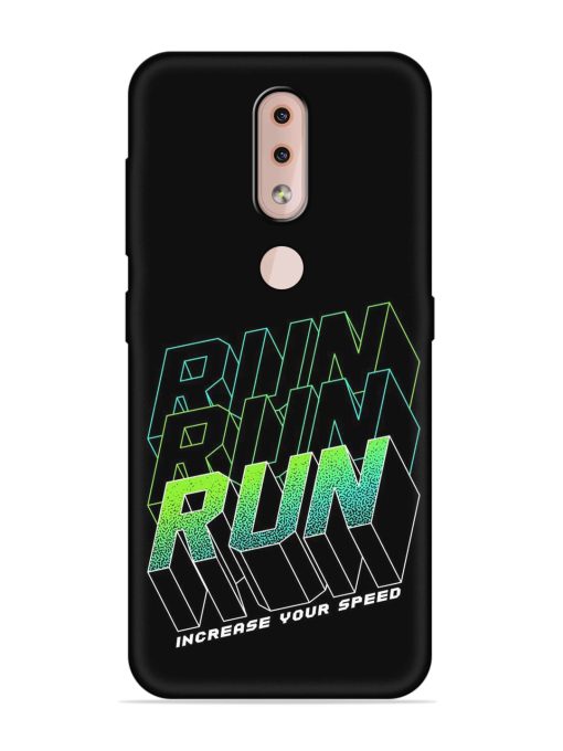 Run Embossed Soft Silicone Case for Nokia 4.2 Zapvi