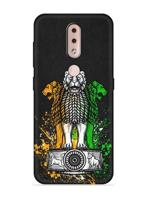 Pillars Of Ashoka Embossed Soft Silicone Case for Nokia 4.2 Zapvi