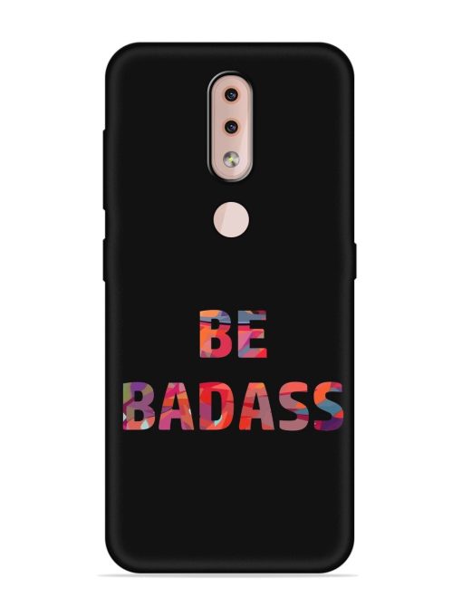 Be Badass Embossed Soft Silicone Case for Nokia 4.2 Zapvi