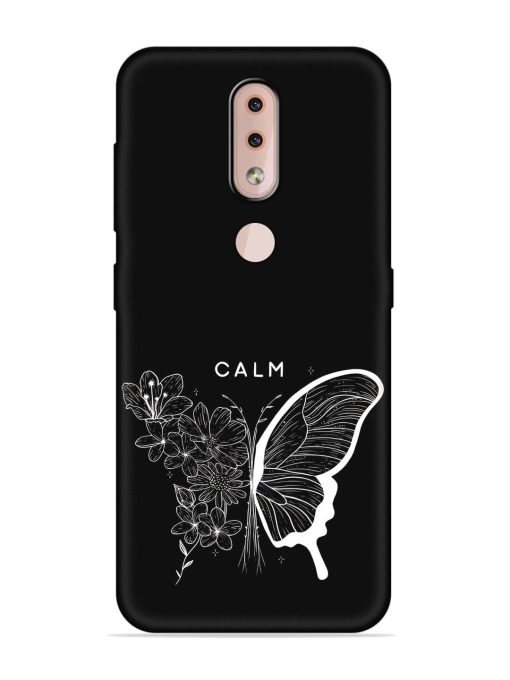 Calm Embossed Soft Silicone Case for Nokia 4.2 Zapvi