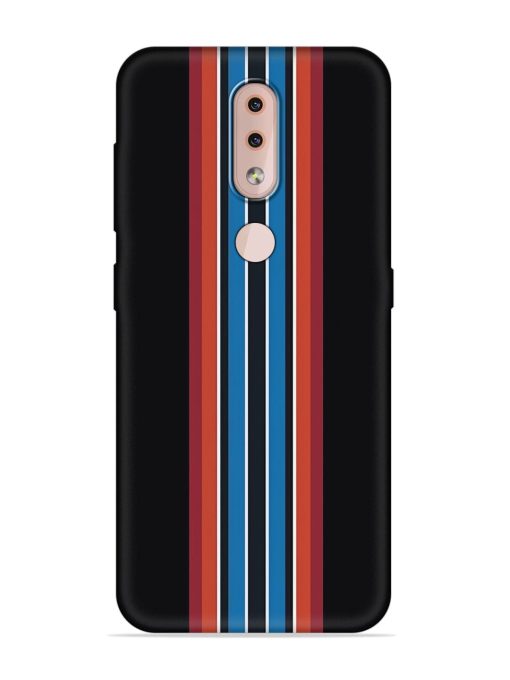 Vertical Strips Embossed Soft Silicone Case for Nokia 4.2 Zapvi