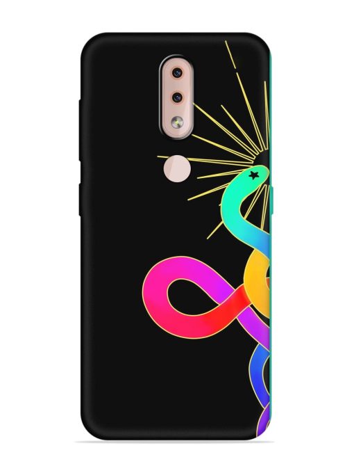 Art Geometric Abstraction Embossed Soft Silicone Case for Nokia 4.2 Zapvi