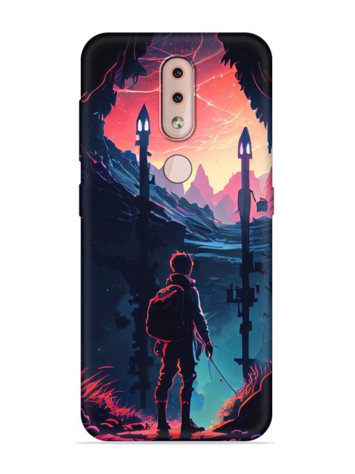 Cgs Artwork Embossed Soft Silicone Case for Nokia 4.2 Zapvi