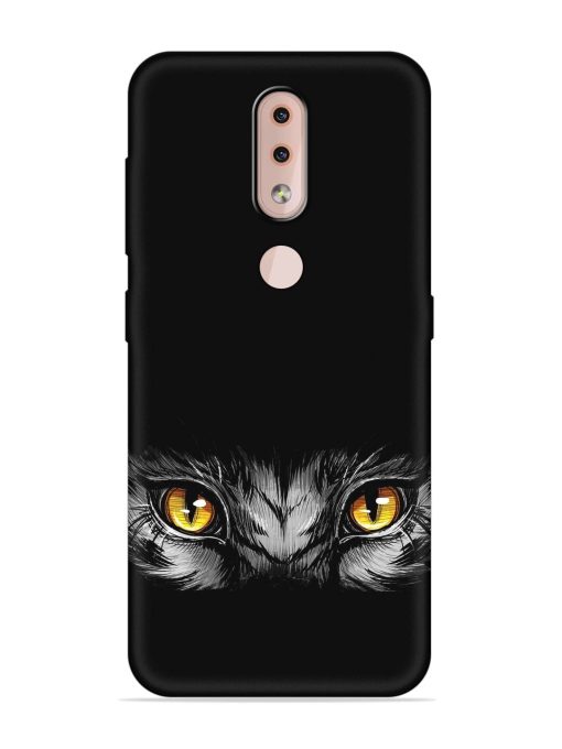 Scary Eye Embossed Soft Silicone Case for Nokia 4.2