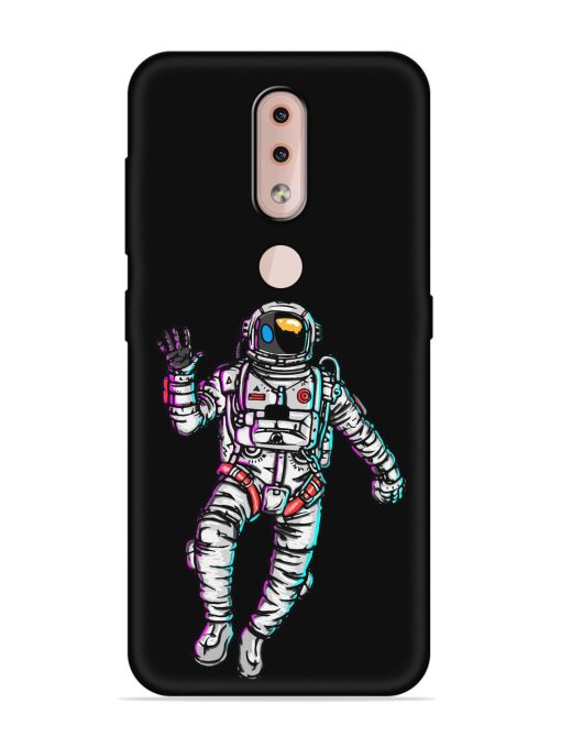 Spaceman Embossed Soft Silicone Case for Nokia 4.2 Zapvi