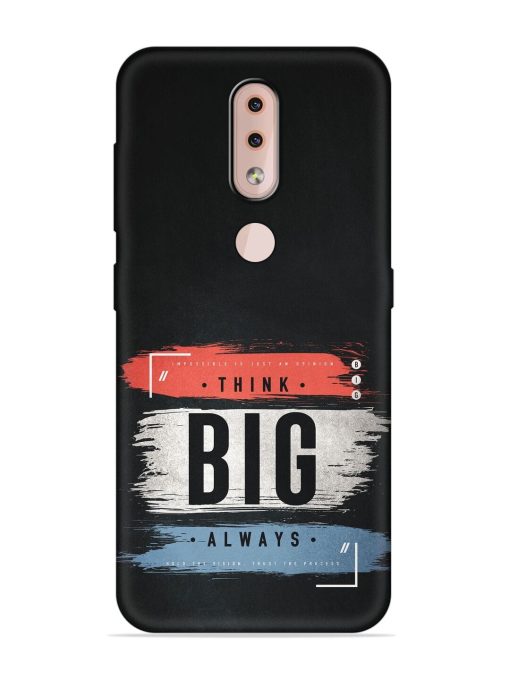 Think Big Always Embossed Soft Silicone Case for Nokia 4.2 Zapvi