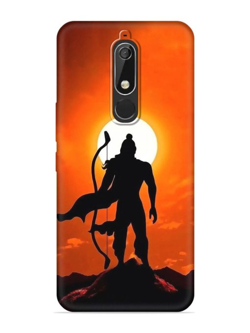 Shree Ram Embossed Soft Silicone Case for Nokia 5.1 Zapvi