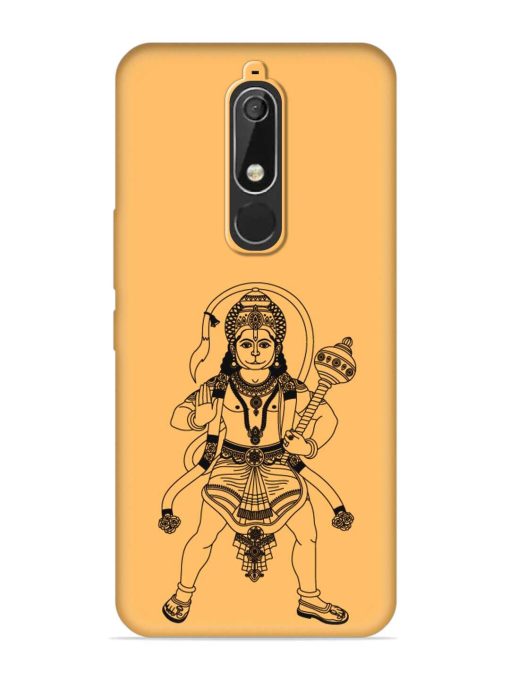 Indian God Hanuman Embossed Soft Silicone Case for Nokia 5.1