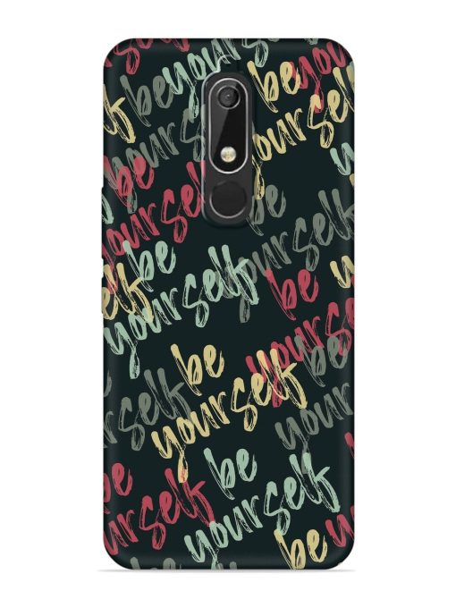 Yourself Seamless Embossed Soft Silicone Case for Nokia 5.1