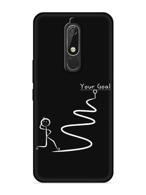 Your Goal Embossed Soft Silicone Case for Nokia 5.1