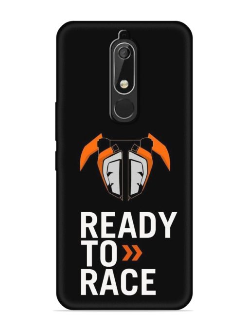 Ready To Race Embossed Soft Silicone Case for Nokia 5.1 Zapvi