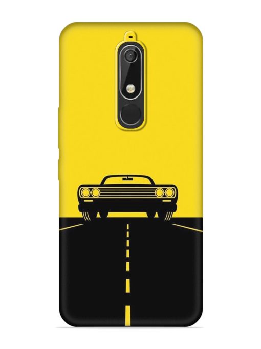 Classic Car Embossed Soft Silicone Case for Nokia 5.1 Zapvi