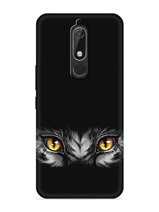 Scary Eye Embossed Soft Silicone Case for Nokia 5.1 Zapvi