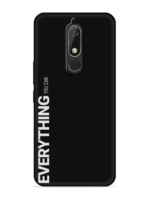 Everything You Can Embossed Soft Silicone Case for Nokia 5.1 Zapvi