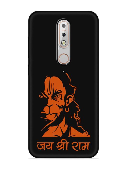 Angry Hanuman Embossed Soft Silicone Case for Nokia 5.1 Plus Zapvi