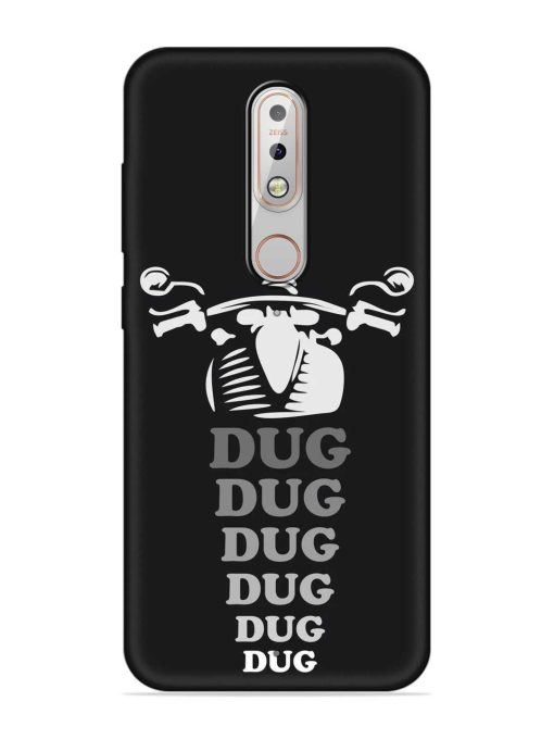 Dug Dug Dug Embossed Soft Silicone Case for Nokia 5.1 Plus Zapvi