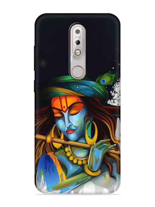 Krishna Art Embossed Soft Silicone Case for Nokia 5.1 Plus Zapvi