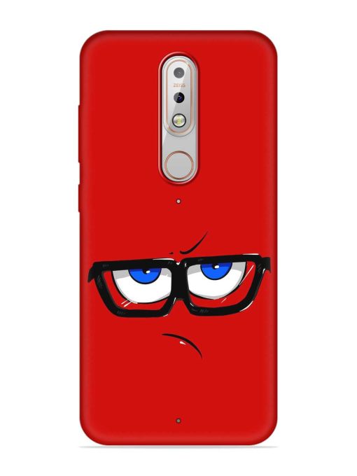 Rad Angry Face Embossed Soft Silicone Case for Nokia 5.1 Plus Zapvi