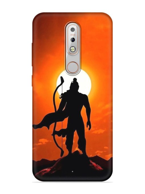 Shree Ram Embossed Soft Silicone Case for Nokia 5.1 Plus