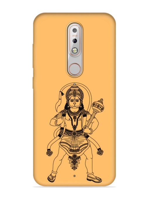 Indian God Hanuman Embossed Soft Silicone Case for Nokia 5.1 Plus Zapvi