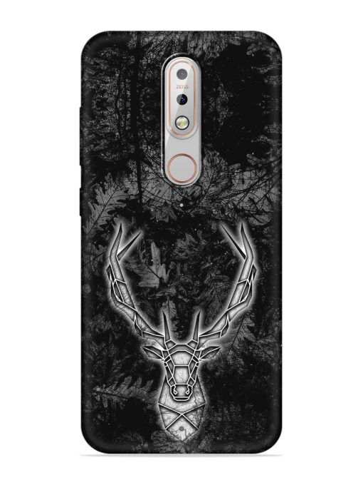 Ancient Deer Embossed Soft Silicone Case for Nokia 5.1 Plus Zapvi