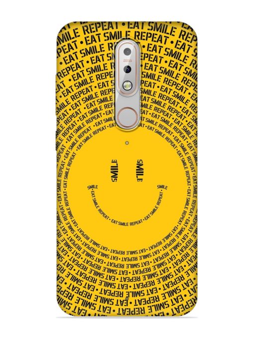 Smiley Embossed Soft Silicone Case for Nokia 5.1 Plus Zapvi