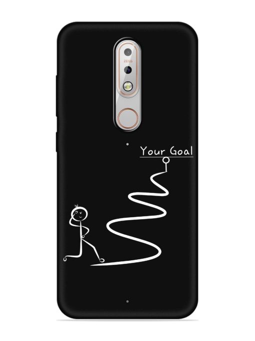 Your Goal Embossed Soft Silicone Case for Nokia 5.1 Plus