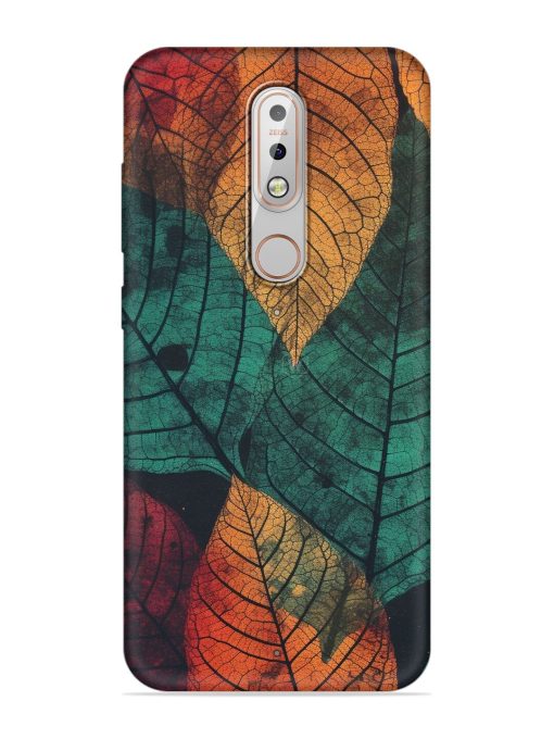 Leaves Artwork Embossed Soft Silicone Case for Nokia 5.1 Plus Zapvi