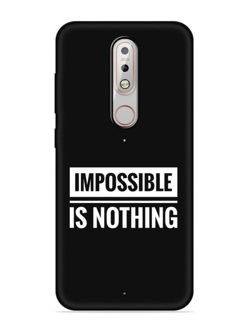 Impossible Is Nothing Embossed Soft Silicone Case for Nokia 5.1 Plus