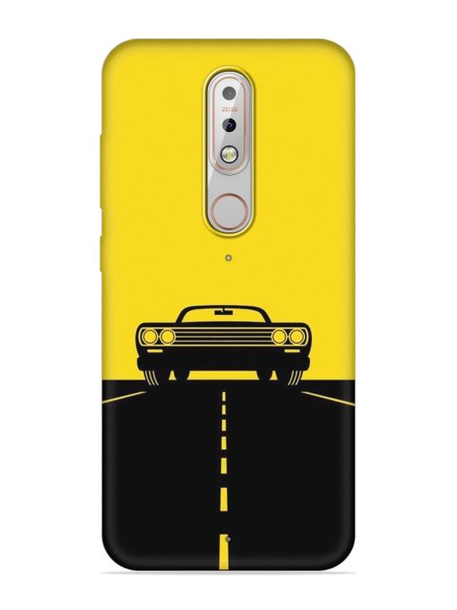 Classic Car Embossed Soft Silicone Case for Nokia 5.1 Plus Zapvi