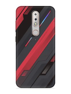 Material Desk Art Embossed Soft Silicone Case for Nokia 5.1 Plus