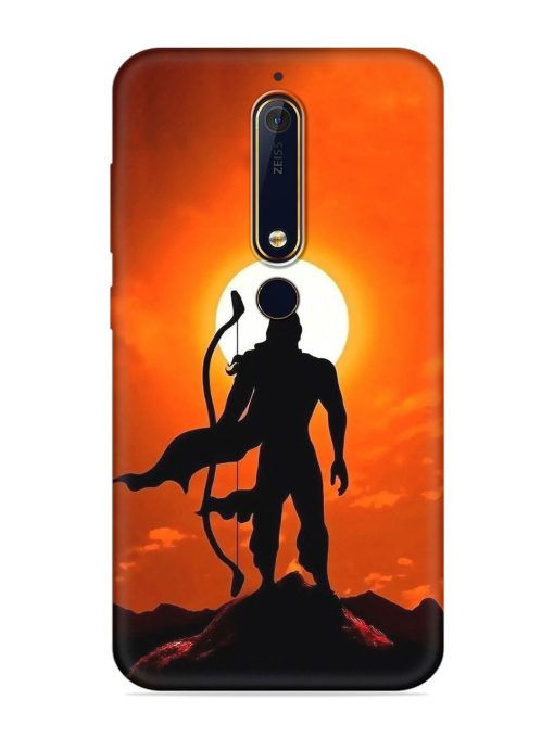 Shree Ram Embossed Soft Silicone Case for Nokia 6.1