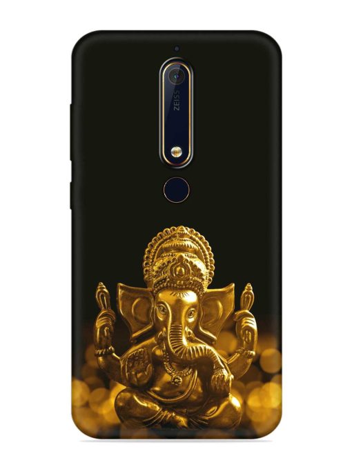 Lord Ganesha Indian Festival Embossed Soft Silicone Case for Nokia 6.1