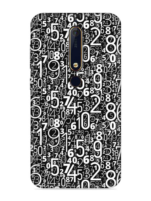 Many Numbers Different Embossed Soft Silicone Case for Nokia 6.1