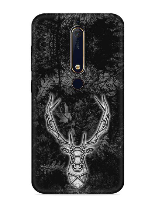 Ancient Deer Embossed Soft Silicone Case for Nokia 6.1 Zapvi