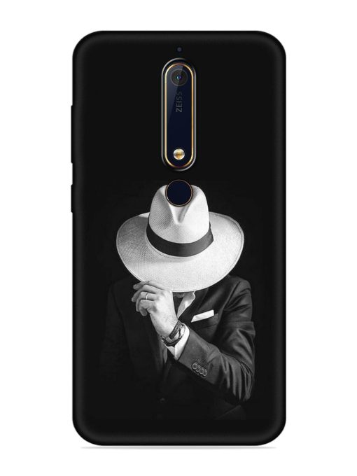 Men Under Hat Embossed Soft Silicone Case for Nokia 6.1 Zapvi