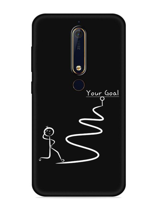 Your Goal Embossed Soft Silicone Case for Nokia 6.1 Zapvi