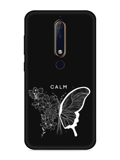 Calm Embossed Soft Silicone Case for Nokia 6.1 Zapvi