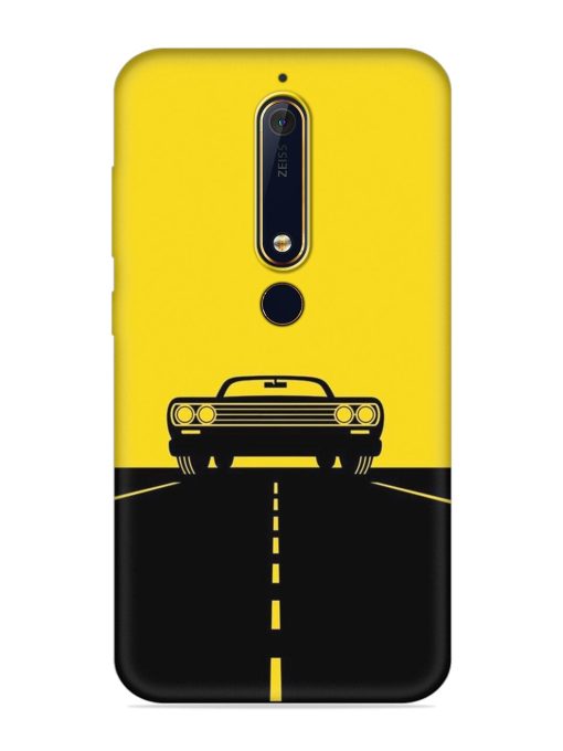 Classic Car Embossed Soft Silicone Case for Nokia 6.1 Zapvi