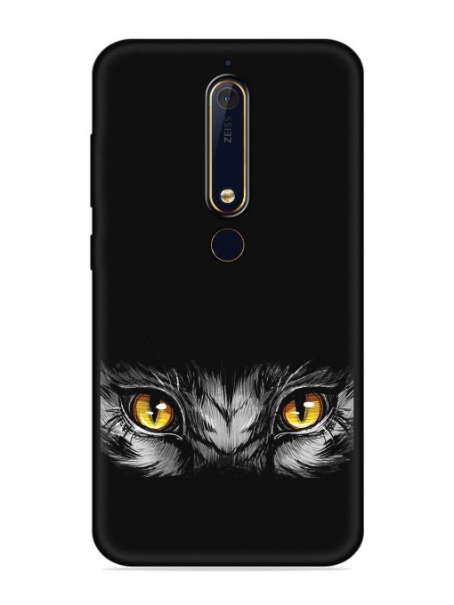 Scary Eye Embossed Soft Silicone Case for Nokia 6.1 Zapvi