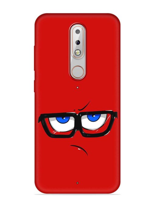 Rad Angry Face Embossed Soft Silicone Case for Nokia 6.1 Plus Zapvi