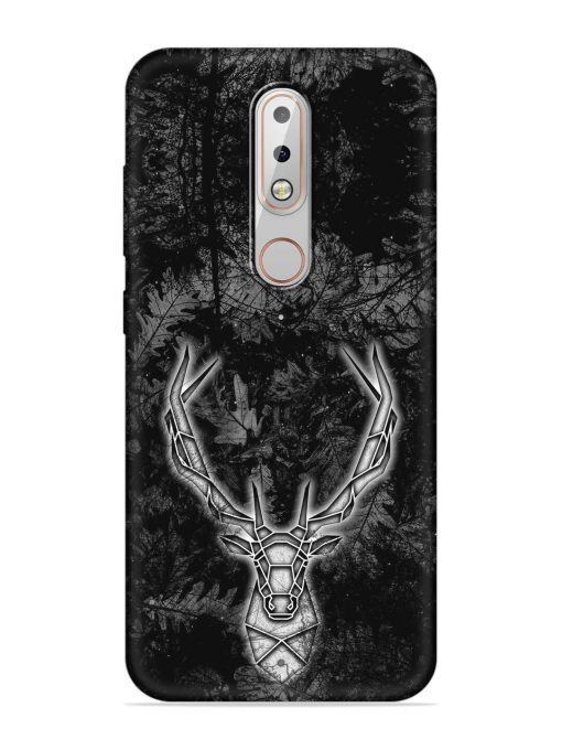 Ancient Deer Embossed Soft Silicone Case for Nokia 6.1 Plus Zapvi