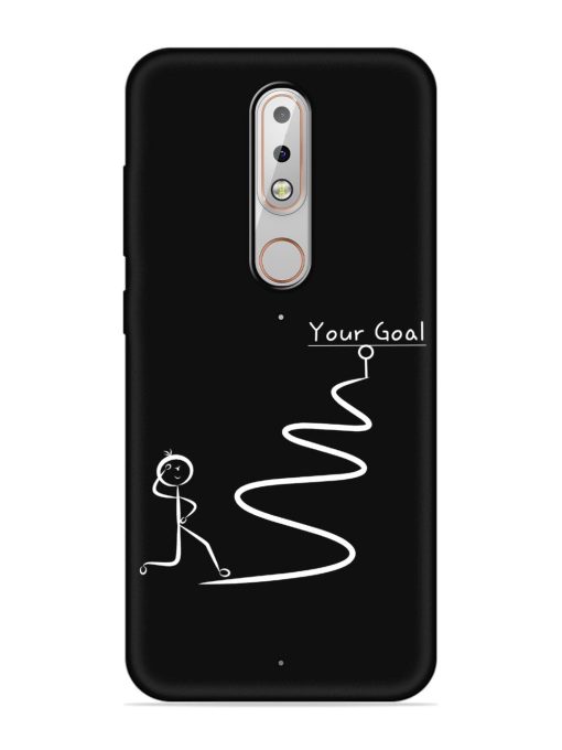 Your Goal Embossed Soft Silicone Case for Nokia 6.1 Plus Zapvi