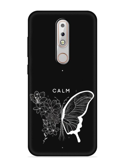 Calm Embossed Soft Silicone Case for Nokia 6.1 Plus