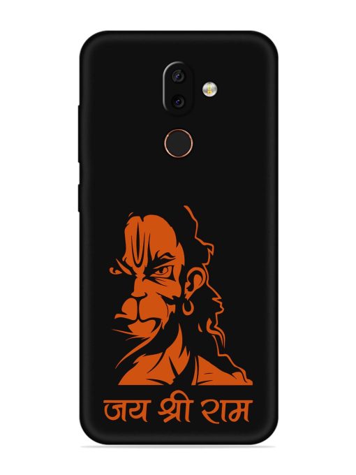 Angry Hanuman Embossed Soft Silicone Case for Nokia 7