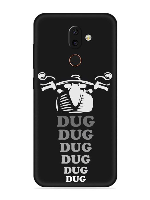 Dug Dug Dug Embossed Soft Silicone Case for Nokia 7 Zapvi