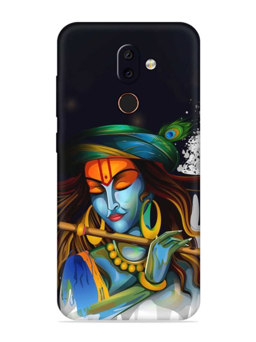 Krishna Art Embossed Soft Silicone Case for Nokia 7 Zapvi